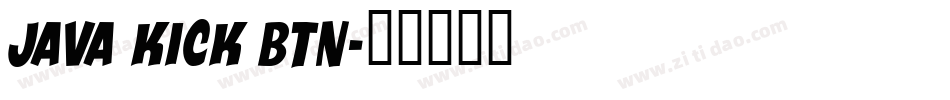 Java Kick BTN字体转换